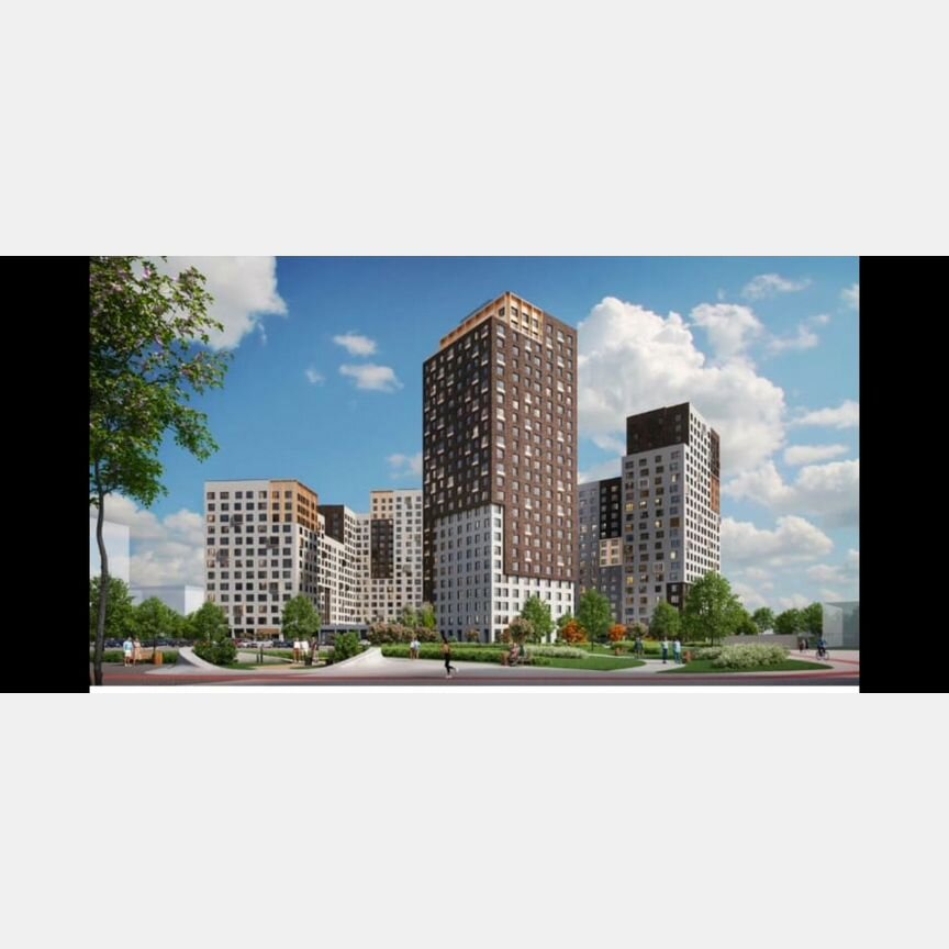 2-к. квартира, 37,3 м², 9/19 эт.