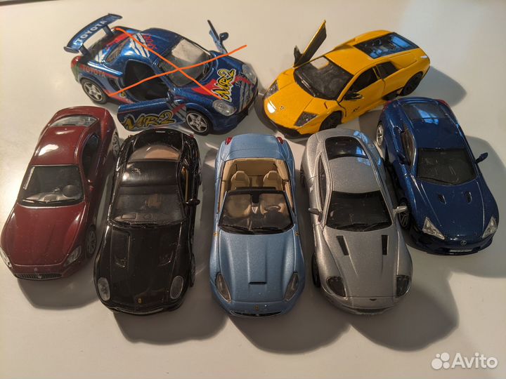 Модели машинок 1/43 и 1/32