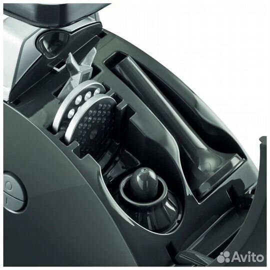 Мясорубка Moulinex HV8 ME6838, чёрный/серебристы