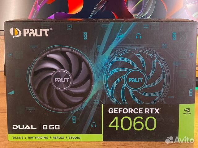Видеокарта Palit Geforce gtx 4060 Dual 8 gb купить в Санкт-Петербурге ...