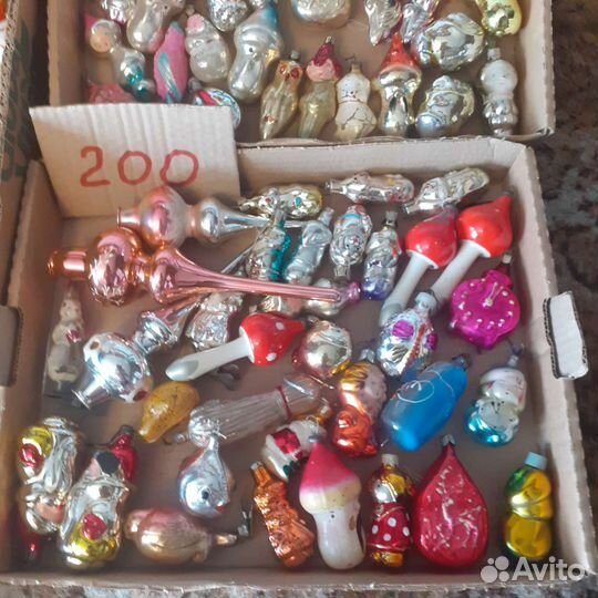 Елочные игрушки СССР