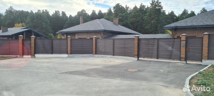 Еврожалюзи металлические для забора