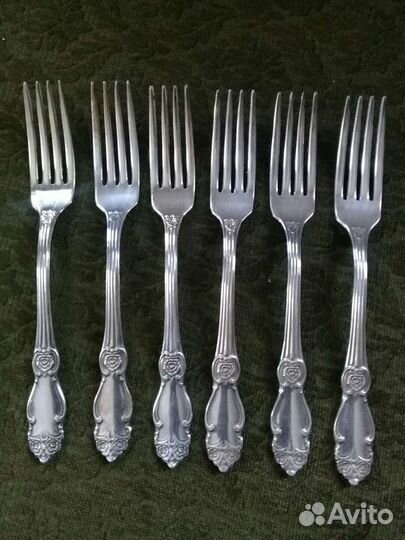 Вилки, ложки мельхиоровые