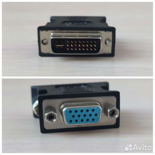 Переходники: VGA-hdvi, hdvi-hdmi, hdvi-DP