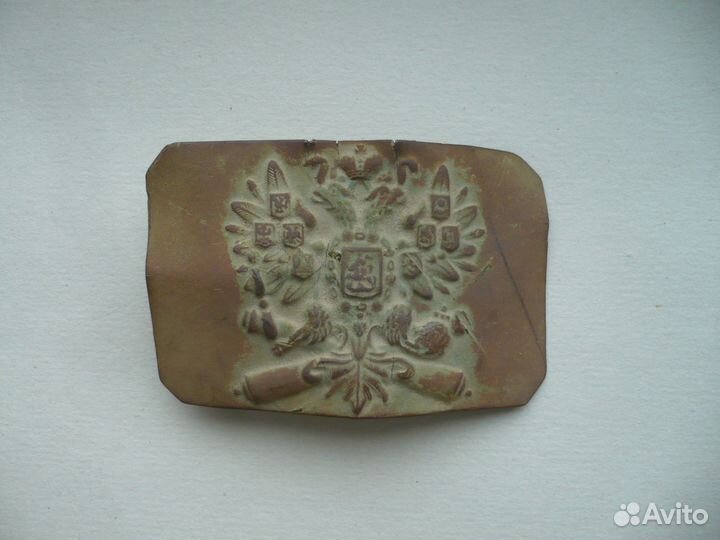 Пряжка царская орел на пушках