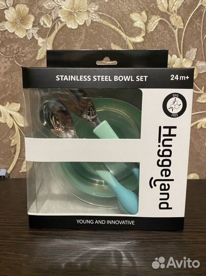 Набор посуды Huggeland зеленый, нержавеющая сталь