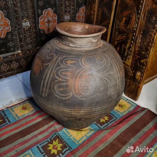 Глиняная бочка керамика кувшин дагестан