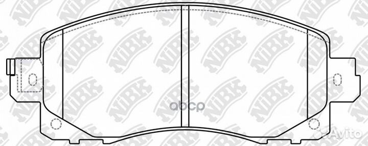 Колодка тормозная диск. subaru XV (GT), imprez