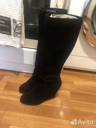 Сапоги зимние замшевые corso coma