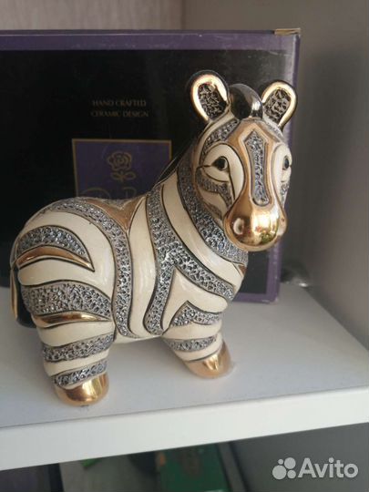 Скульптура Зебра De Rosa уругвай 10.5см