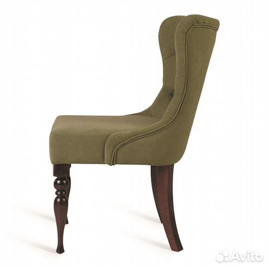 Кресло Вальс темный тон G09 - малахит. Ротанг