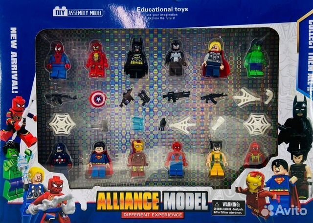 Лего Набор DIY alliance model "Фигурки Супергерои"