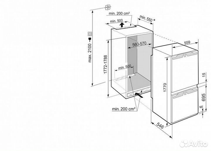 Холодильник liebherr ICNe 5133