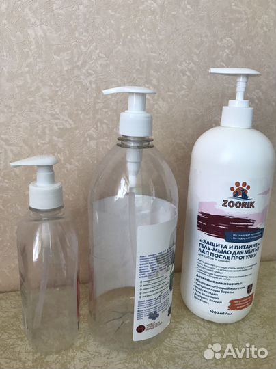 Флаконы (Бутылки) с дозаторами от жидкого мыла