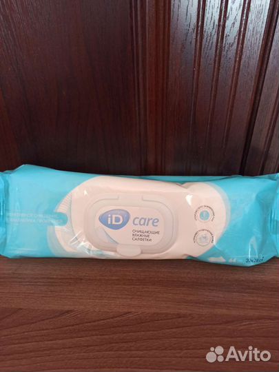Очищающие влажные салфетки ID care