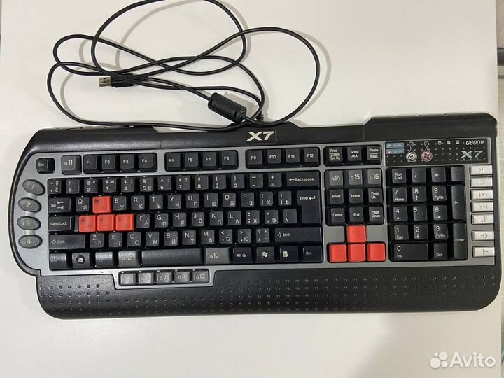Клавиатура проводная A4Tech X7-G800V