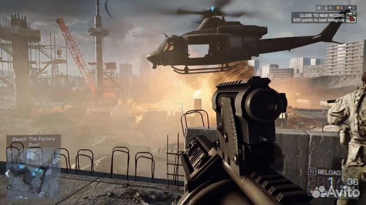 Battlefield 4 xbox 360 рус. б\у