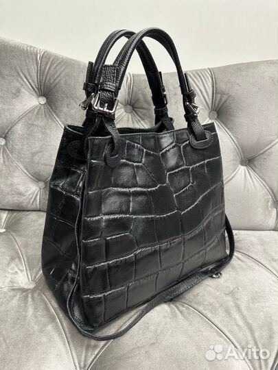 Сумка женская, натуральная кожа, Италия