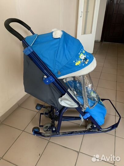 Детские санки коляска