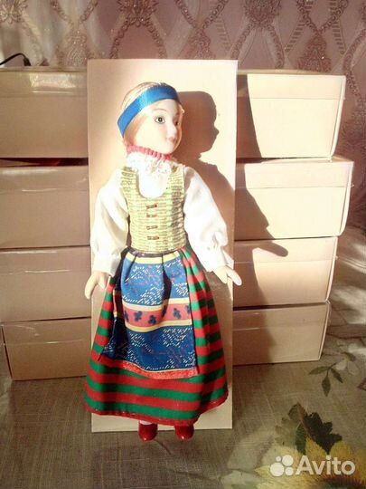 Куклы в костюмах народов Прибалтики