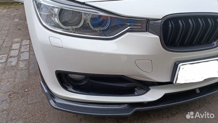 Губа сплиттер на бампер bmw f30