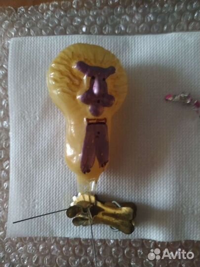 Елочные игрушки СССР на прищепке