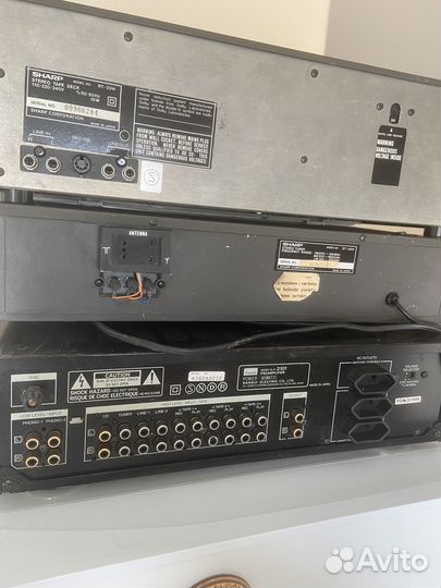 Sharp RT-30,усилители Sharp, sansui c-2101