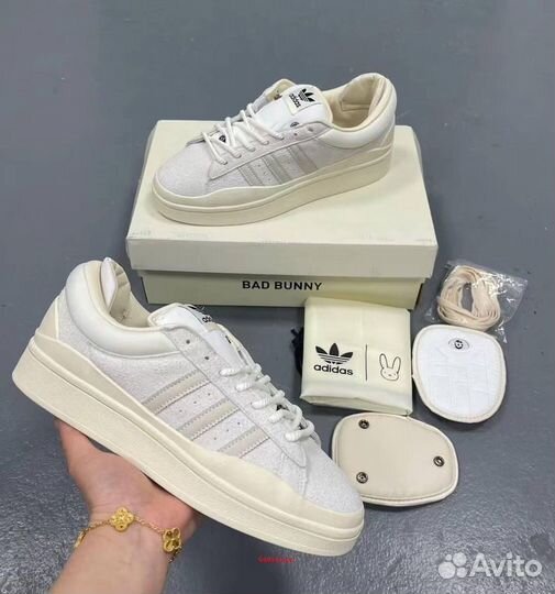 Кроссовки женские adidas bad bunny campus