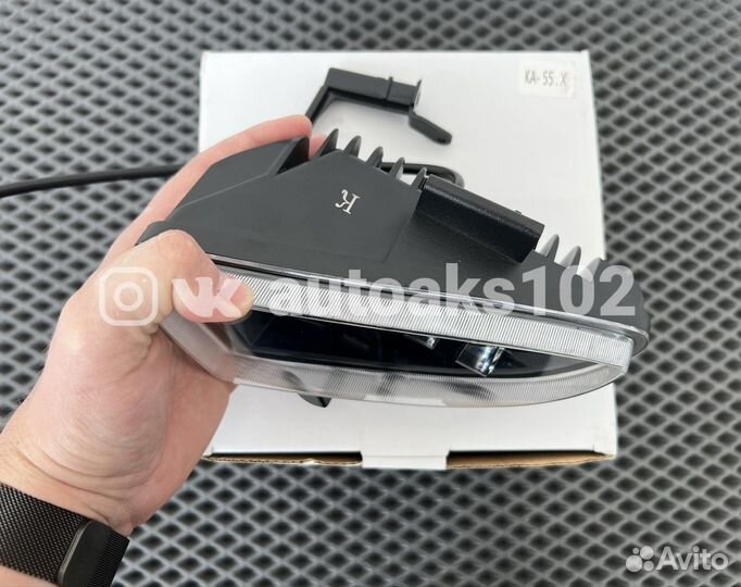 Светодиодные птф Hyundai Accent 2 режима