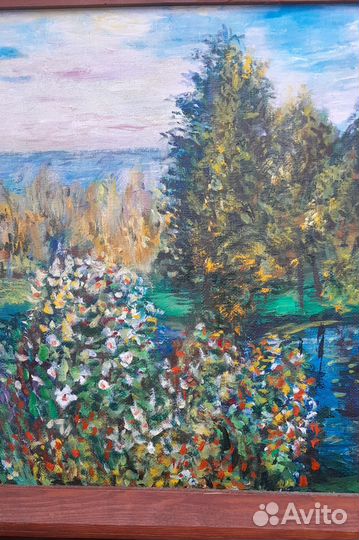 Картина К.Моне Уголок сада в Монжероне 1876г