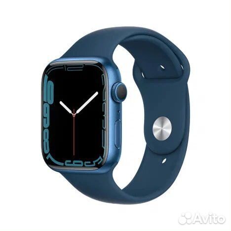 Часы apple watch 7 45 mm blue