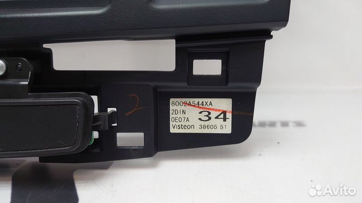 Рамка магнитолы Mitsubishi Lancer X (2007—2010)