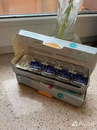 Однодневные контактные линзы acuvue oasys astigmat