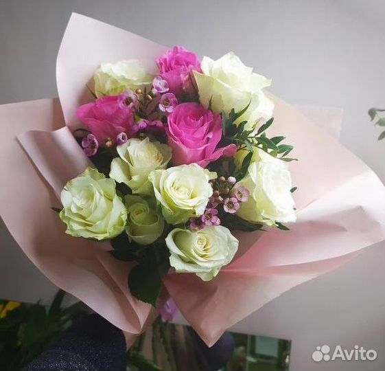 Букет роз для девушки