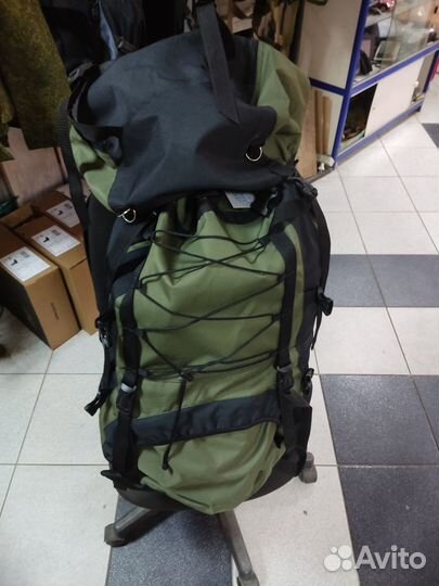 Рюкзак на 100 литров (хаки-серый)