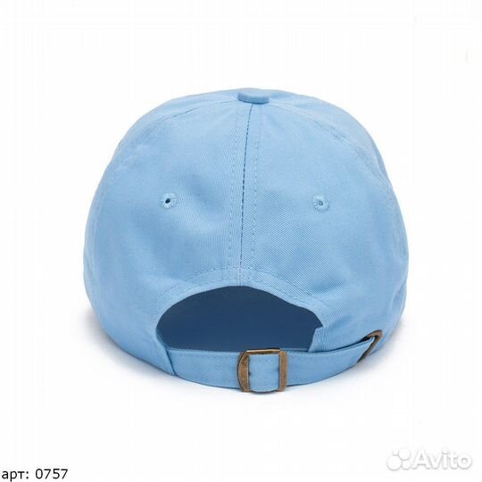 Бейсболка assc голубая