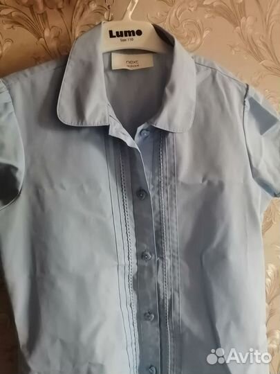 Рубашка х/б для девочки школа