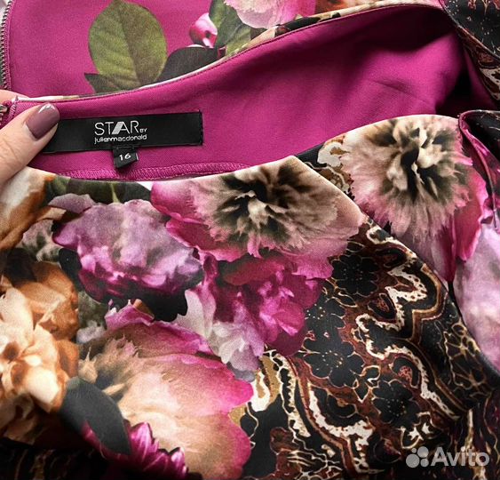 Элегантное платье 48-50р. uk16, неопрен