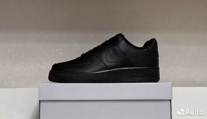 Nike air force 1 low black Оригинальное качество