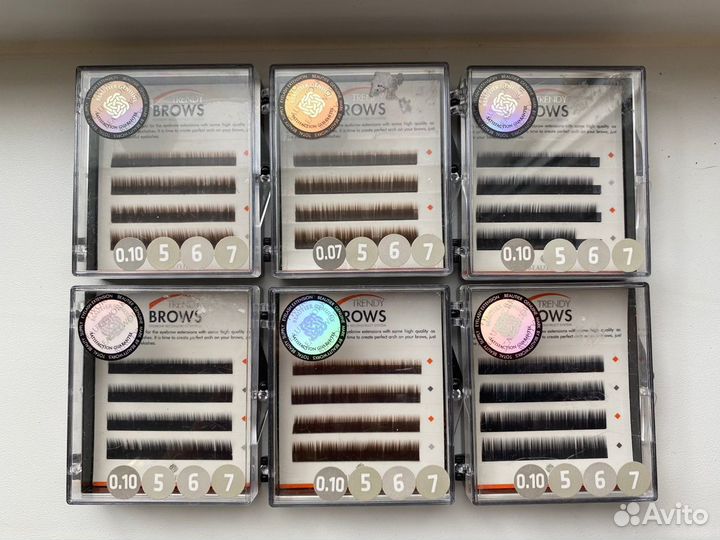 Волоски для наращивания бровей Trend Brows