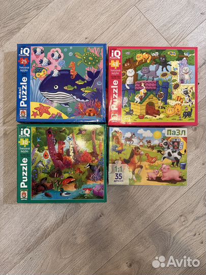 Пазлы детские и игры