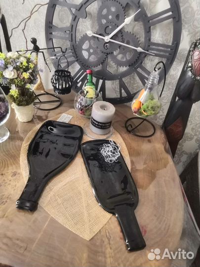 Тарелка-бутылка, для декора