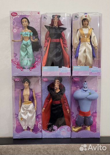 Куклы Аладдин, Джафар, Джин Дисней