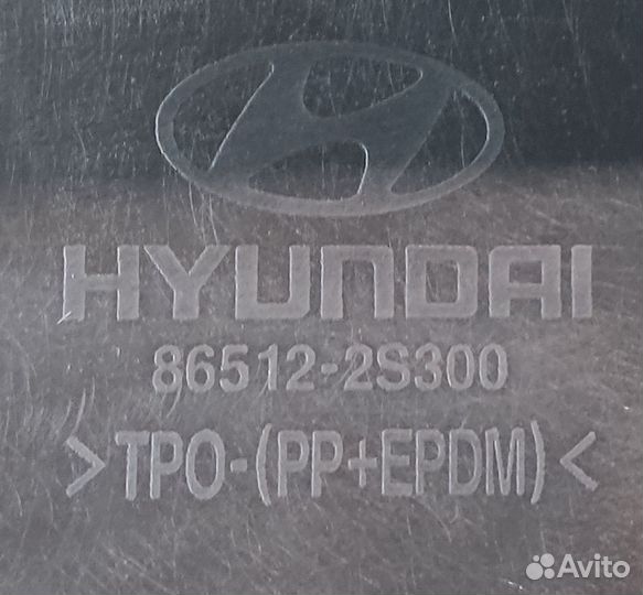 Юбка бампера переднего новая Hyundai ix35, 2012г