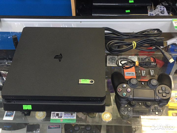 PlayStation 4 Slim 1 Тб 9.0 Прошитая+60 игр