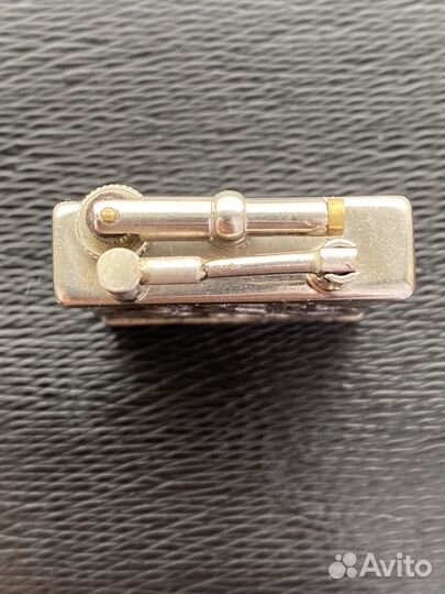 Зажигалка антикварнная серебро