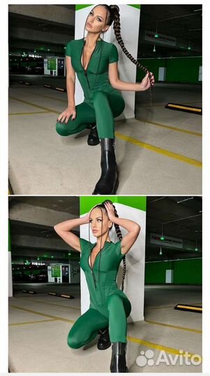 Комбинезон спортивный, для танцев Стиль Fluide fit