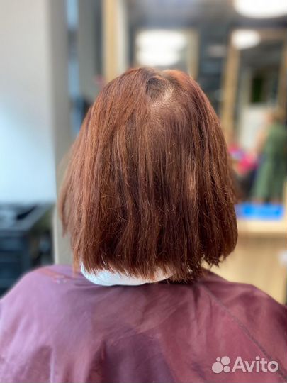 Модель на окрашивание волос