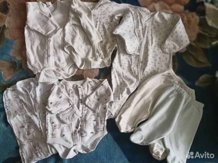 Детские вещи пакетом от 0 до года