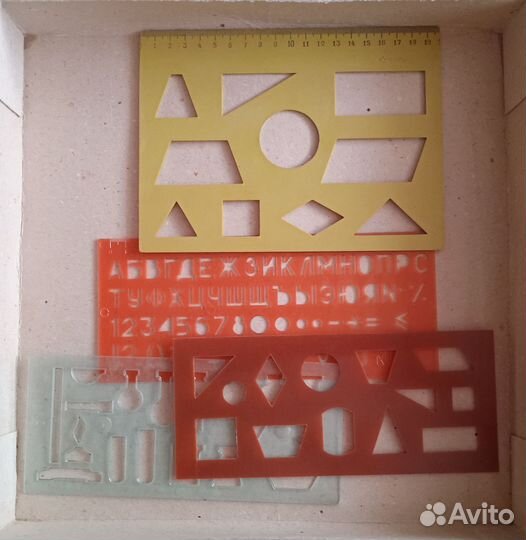 Линейки, трафареты СССР